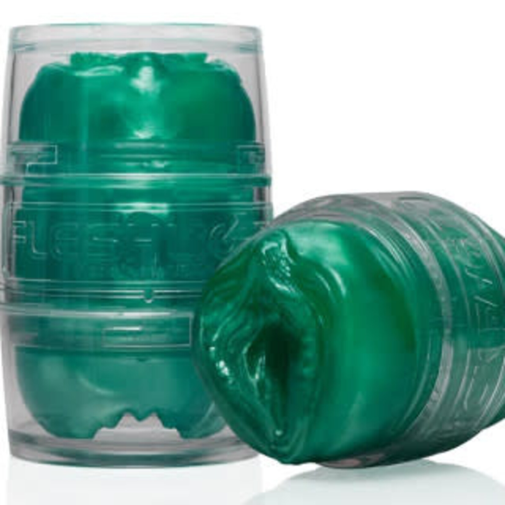 FLESH-LIGHT FLESHLIGHT QUICKSHOT ALIEN GREEN METALLIC LADY/BUTT