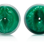 FLESH-LIGHT FLESHLIGHT QUICKSHOT ALIEN GREEN METALLIC LADY/BUTT