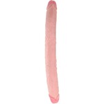 SHOTS REALROCK THICK DOUBLE ENDED 16 INCH DILDO IN LIGHT