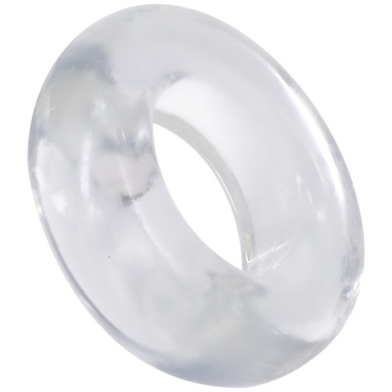 DOC JOHNSON ROCK SOLID - THE DONUT 4X - C-RING CLEAR