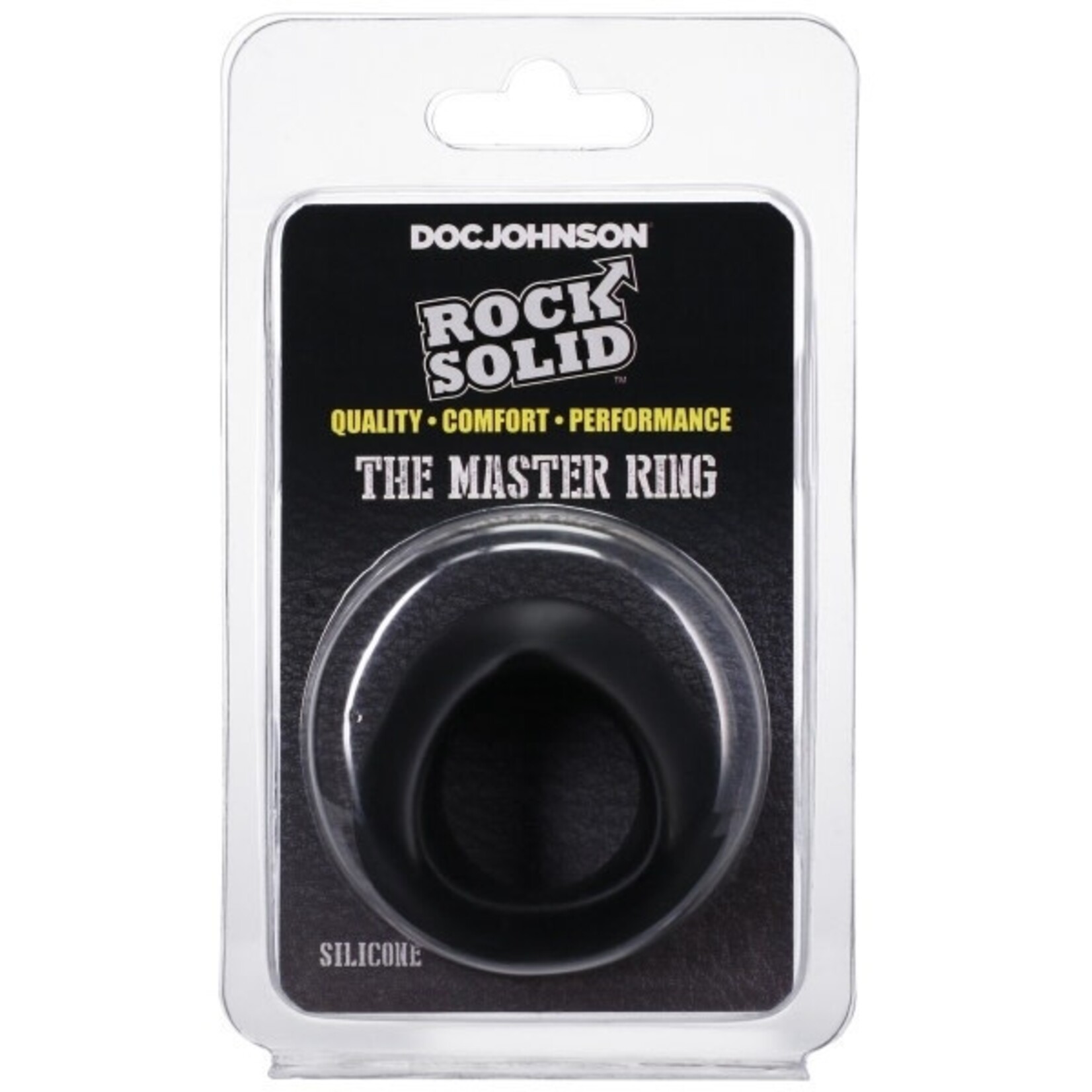 DOC JOHNSON ROCK SOLID - THE MASTER RING BLACK