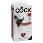 KING COCK KING COCK STRAP-ON HARNESS WITH 9" COCK TAN