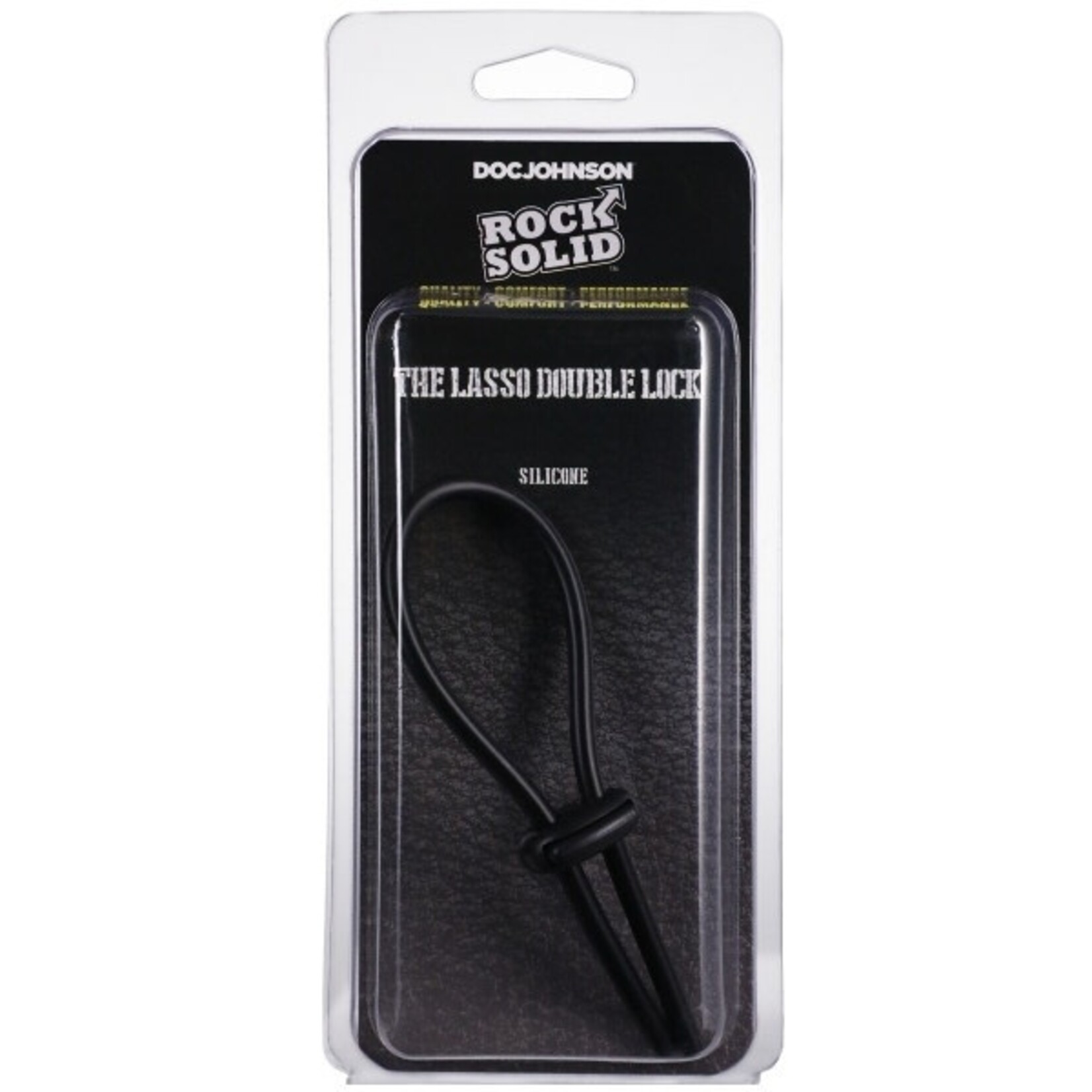 DOC JOHNSON ROCK SOLID - THE LASSO DOUBLE LOCK BLACK