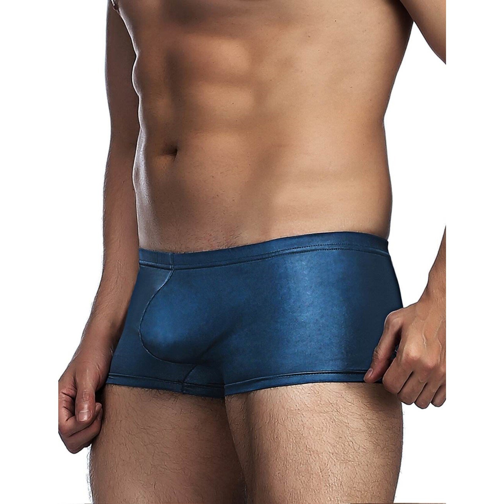 OH YEAH! -  NEVY LEATHER SEXY PANTY FOR MAN M