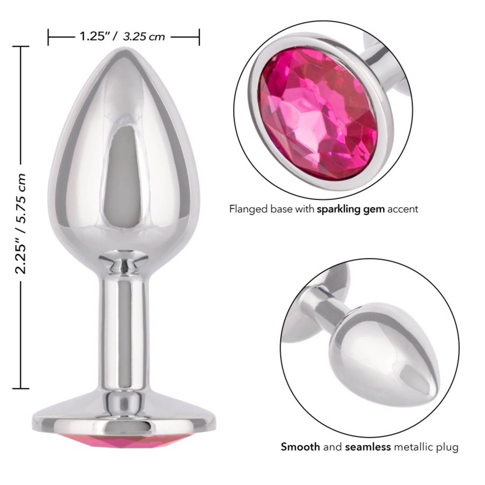 CALEXOTICS JEWEL SMALL ROSE PLUG