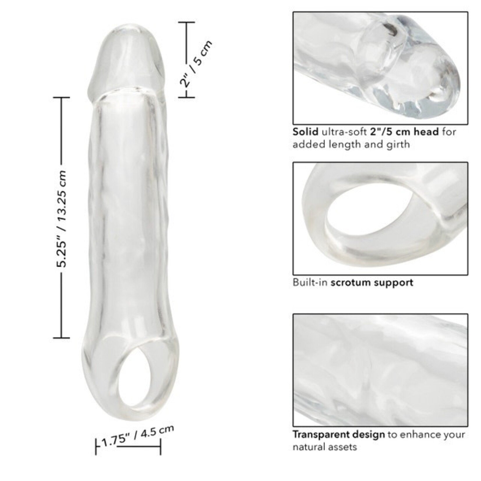 CALEXOTICS PERFORMANCE MAXX CLEAR EXTENSION 7.5"