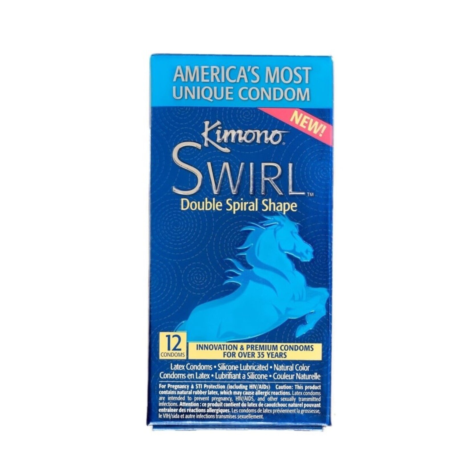 KIMONO KIMONO SWIRL CONDOM 12PK