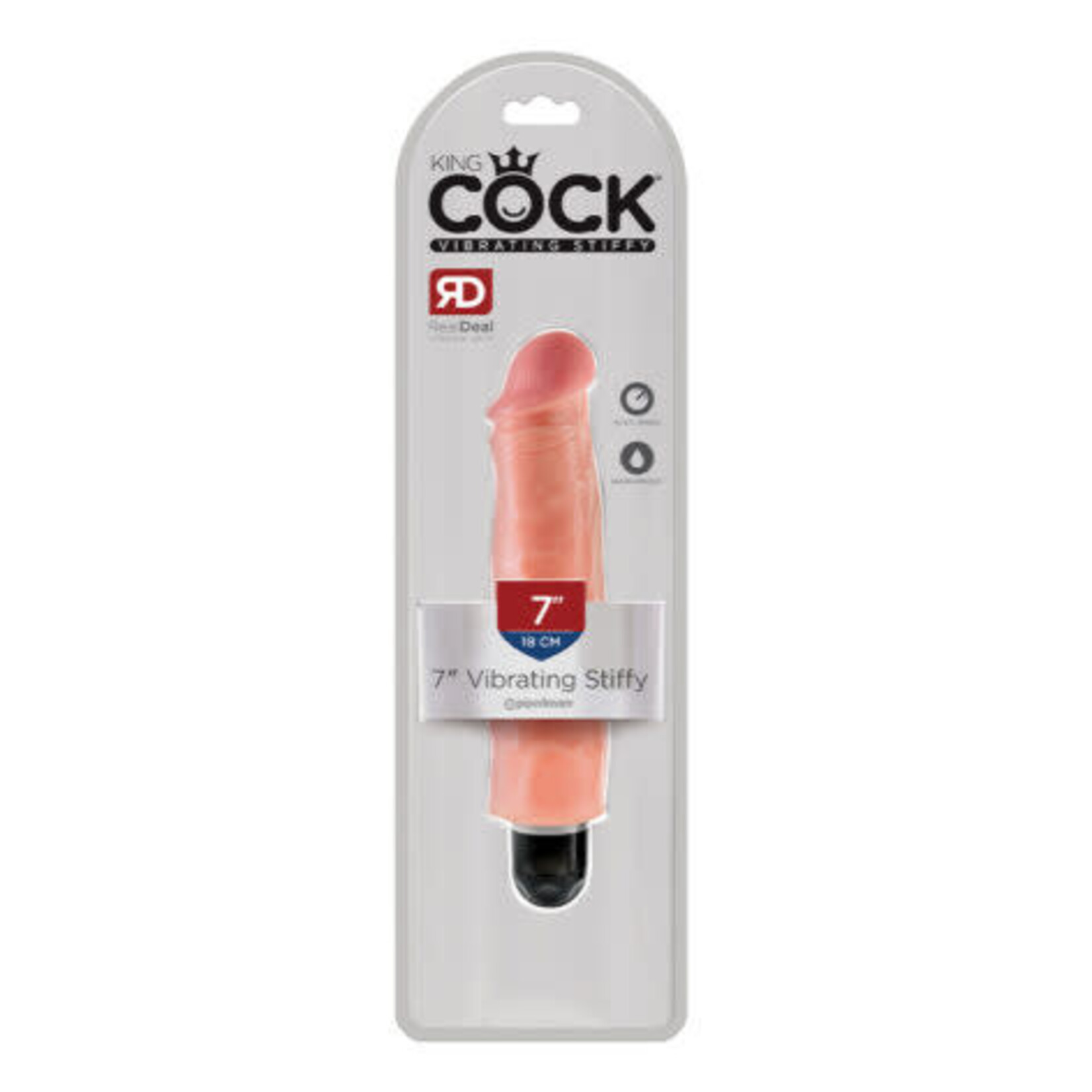 KING COCK KING COCK 7" VIBRATING STIFFY LIGHT