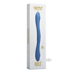 TRYST - DUET DOUBLE ENDED VIBRATOR W WIRELESS REMOTE PERIWINKLE