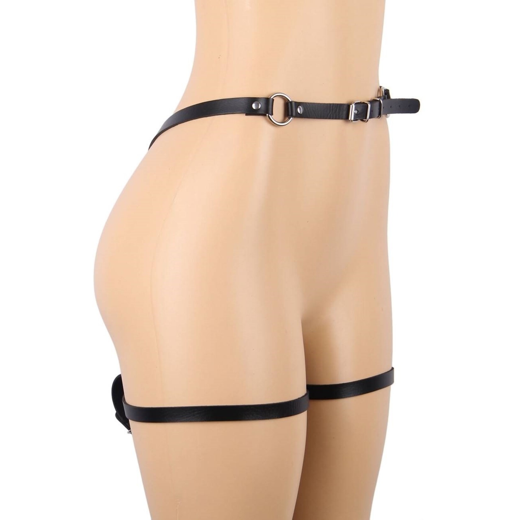 OH YEAH! -  SEXY TREND BONDAGE BELT BRACELET LEG LOOP ONE PUNK BELT WAIST CHAIN ONE SIZE