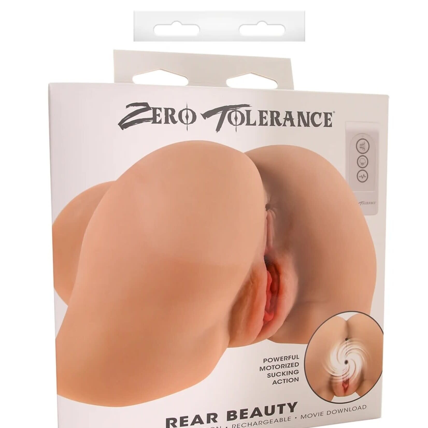 ZERO TOLERANCE REAR BEAUTY SUCKING & VIBRATING MASTURBATOR IN LIGHT