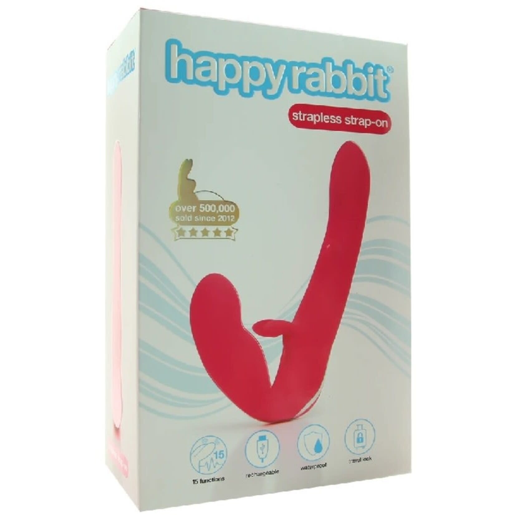 HAPPY RABBIT STRAPLESS STRAP-ON VIBRATOR