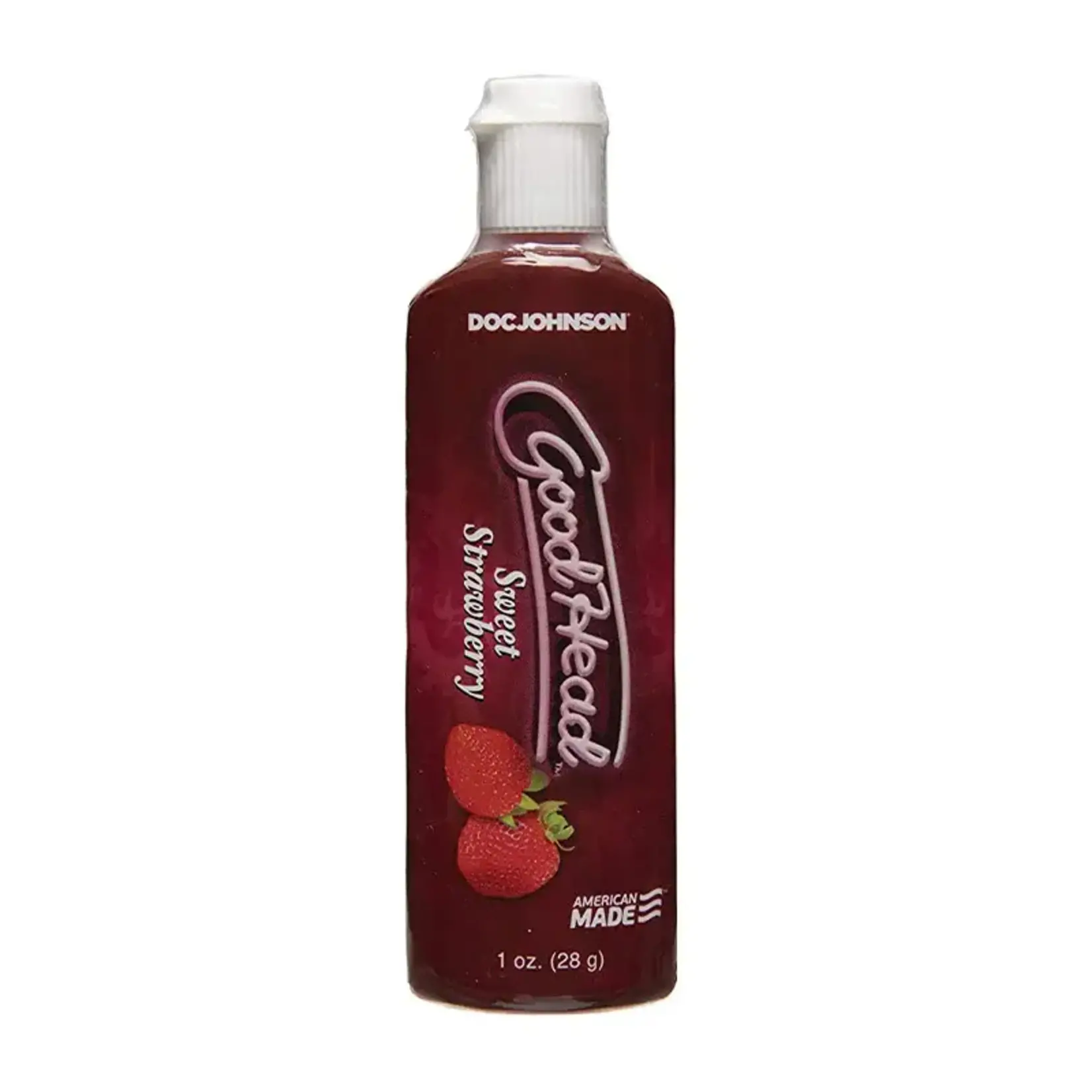 DOC JOHNSON GOODHEAD - ORAL DELIGHT GEL - SWEET STRAWBERRY 1 OZ.