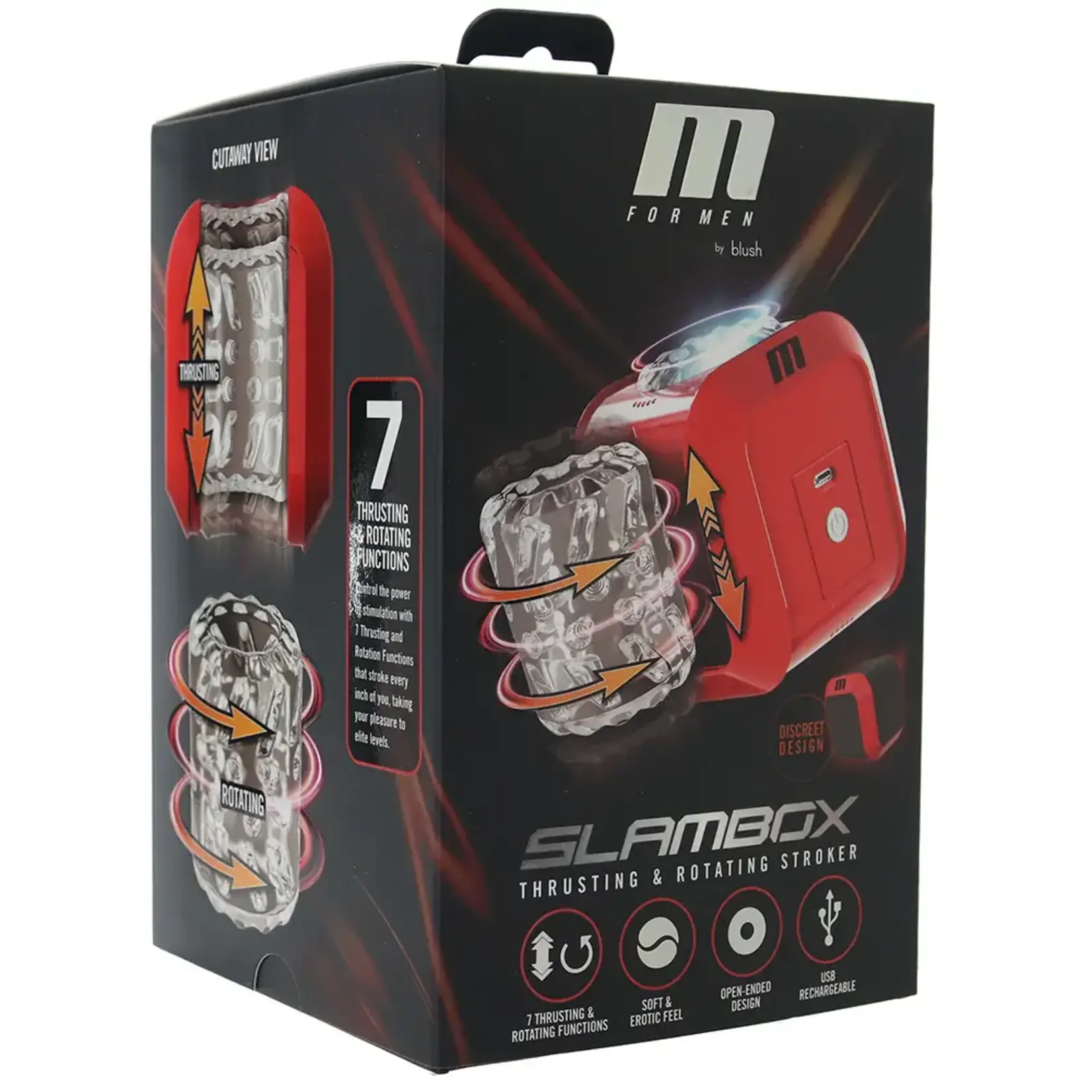 M FOR MEN SLAMBOX ROTATING AUTO STROKER