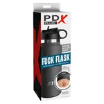 PDX PDX PLUS GREY F*CK FLASK DISCREET STROKER IN LIGHT
