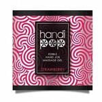 SENSUVA SENSUVA - HANDIPOP EDIBLE MASSAGE GEL - STRAWBERRY 6ML SINGLE USE PACKET