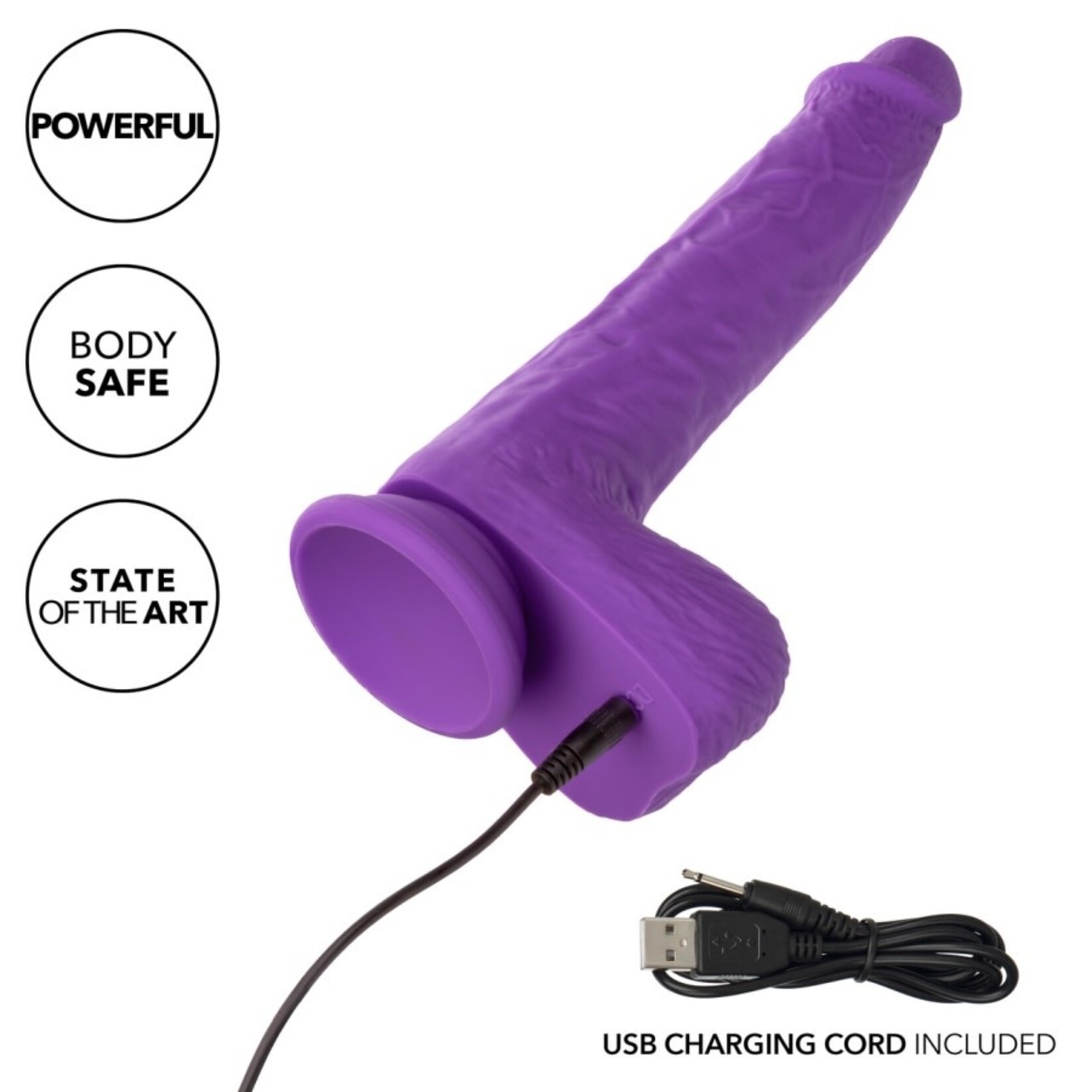 CALEXOTICS RECHARGEABLE GYRATING & THRUSTING SILICONE STUDS