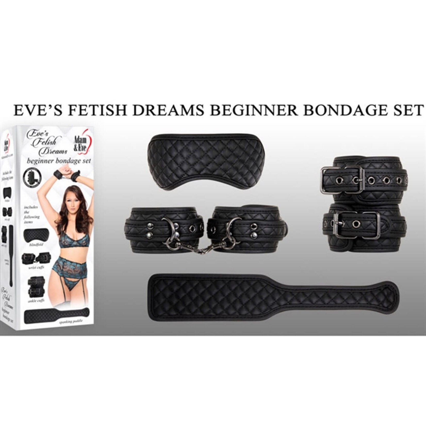 ADAM & EVE EVE'S FETISH DREAMS BEGINNER BONDAGE SET