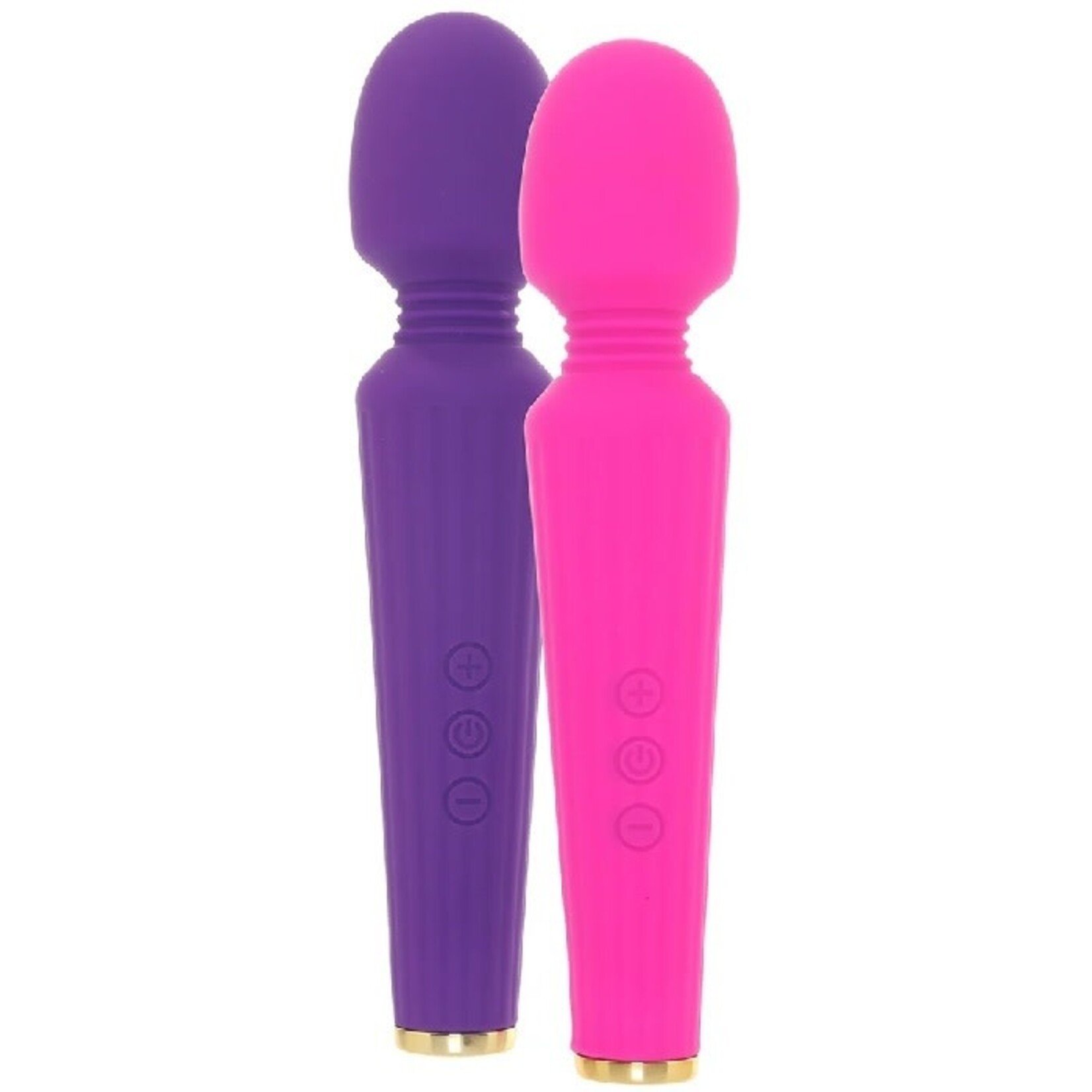 BOGO! SILICONE WAND VIBES IN PURPLE & PINK