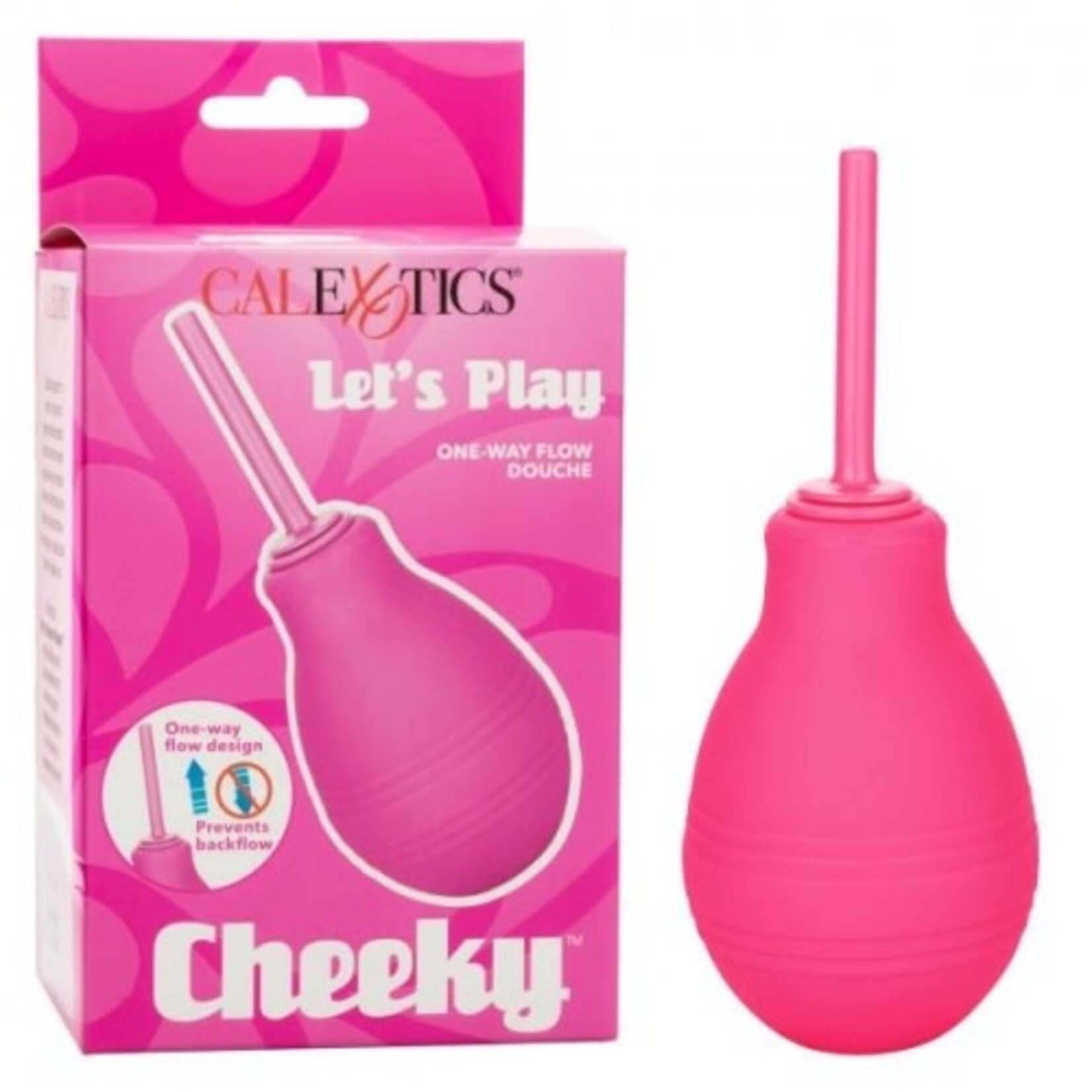 CALEXOTICS CHEEKY ONE-WAY FLOW DOUCHE - PINK