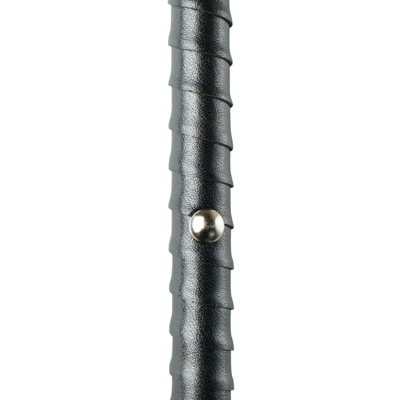 STUDDED BLACK PU WHIP 23 INCH