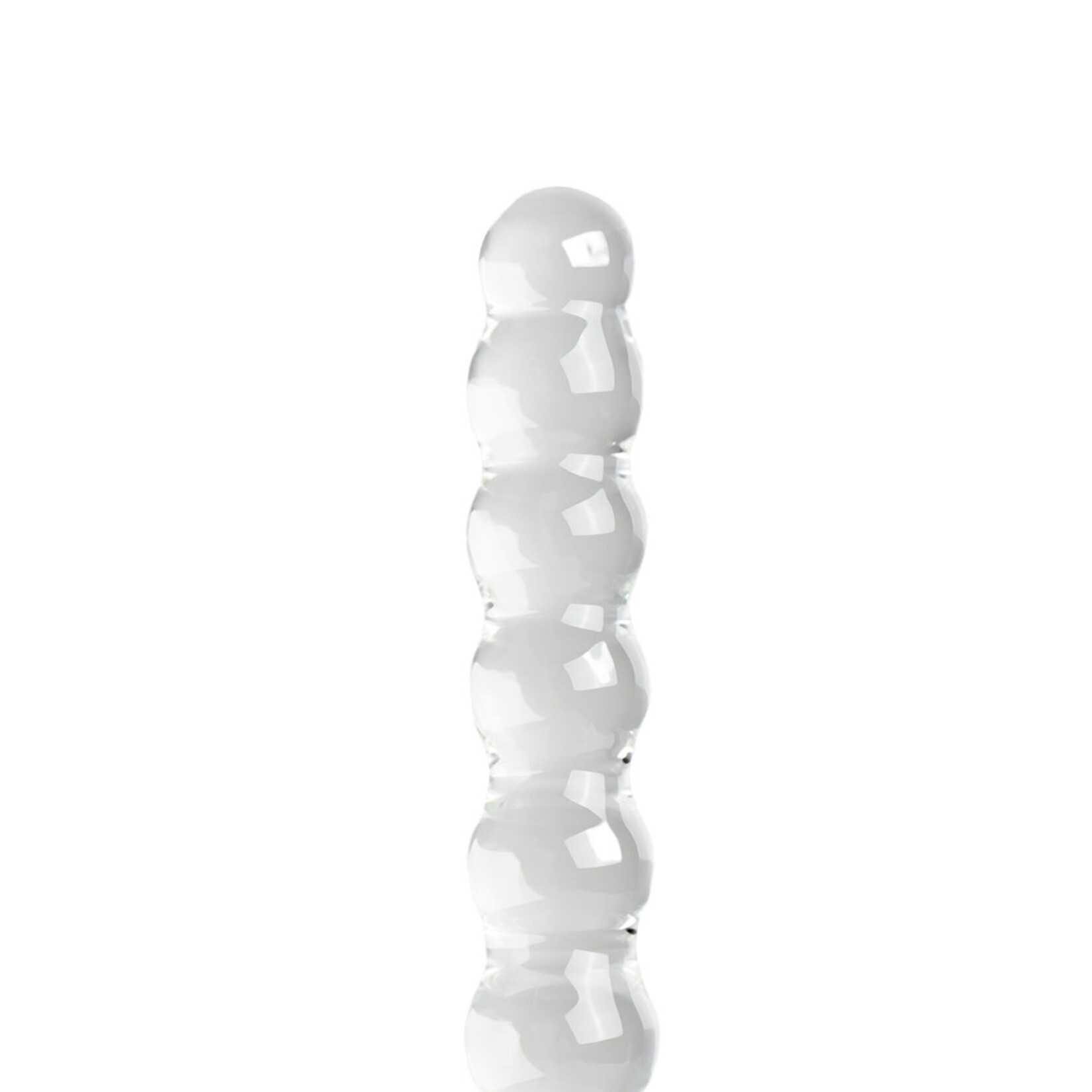 8.6'' CLEAR COLOR GLASS ANAL BEADS