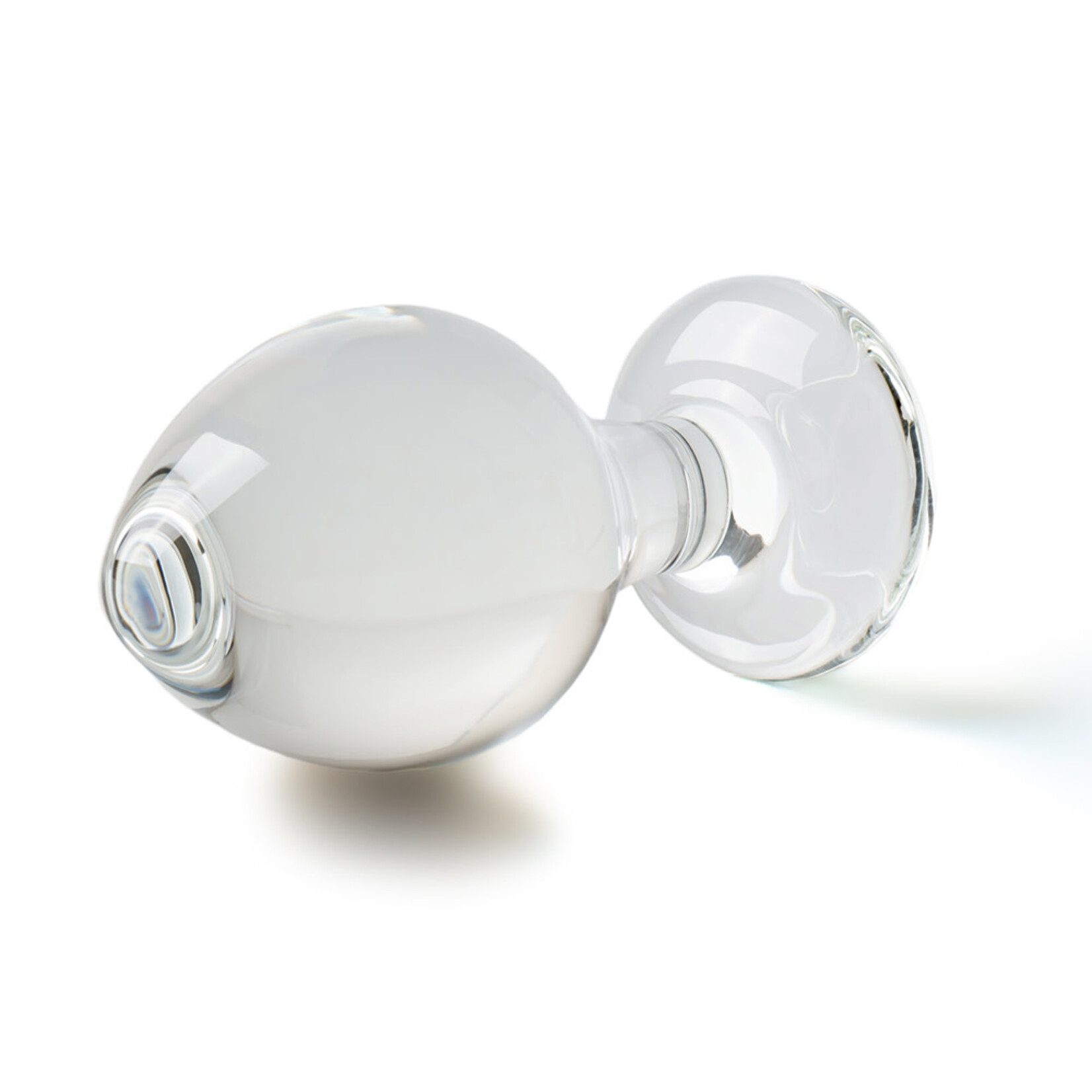 CLEAR GLASS ANAL PLUG