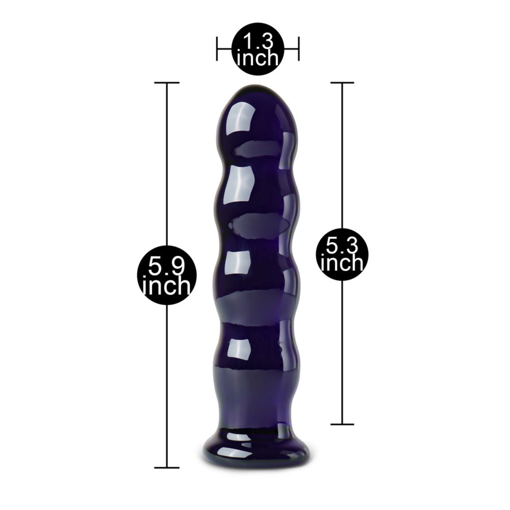 BLACK COLOR BEADED GLASS MASSAGER