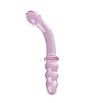 GLASS DILDO PINK G-SPOT 18CM