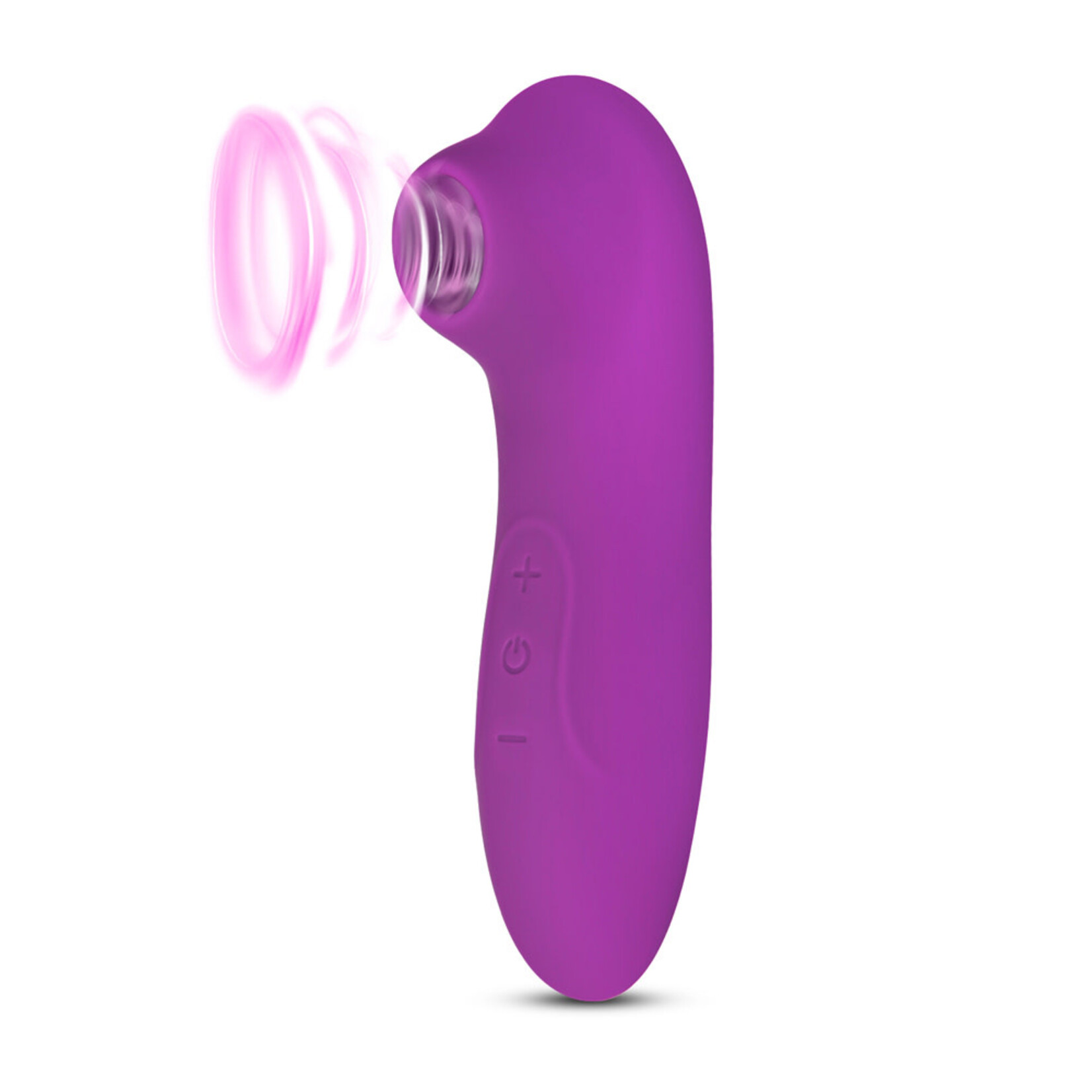 7 SPEEDS PURPLE COLOR MINI SILICONE RECHARGEABLE CLITORAL STIMULATOR