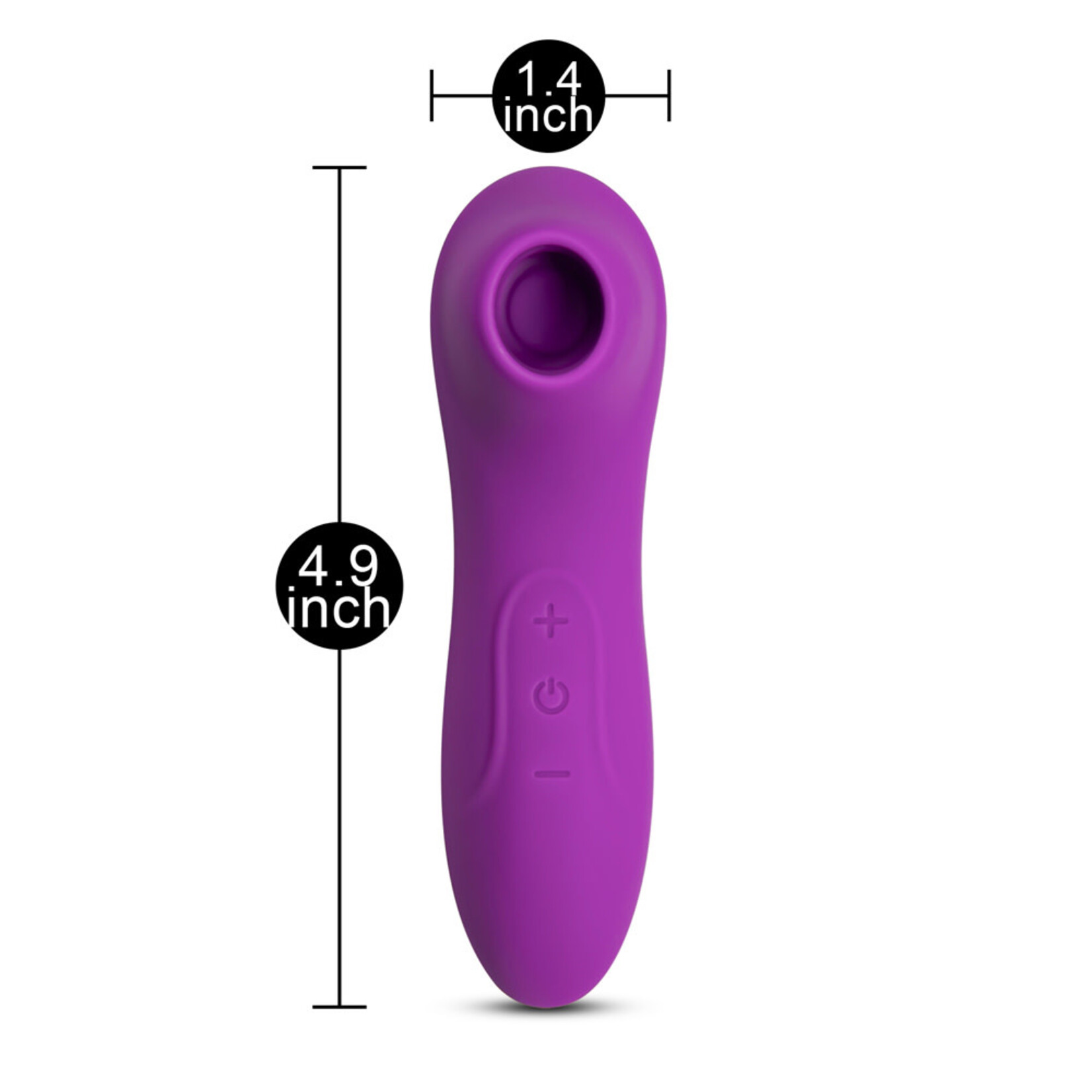 7 SPEEDS PURPLE COLOR MINI SILICONE RECHARGEABLE CLITORAL STIMULATOR