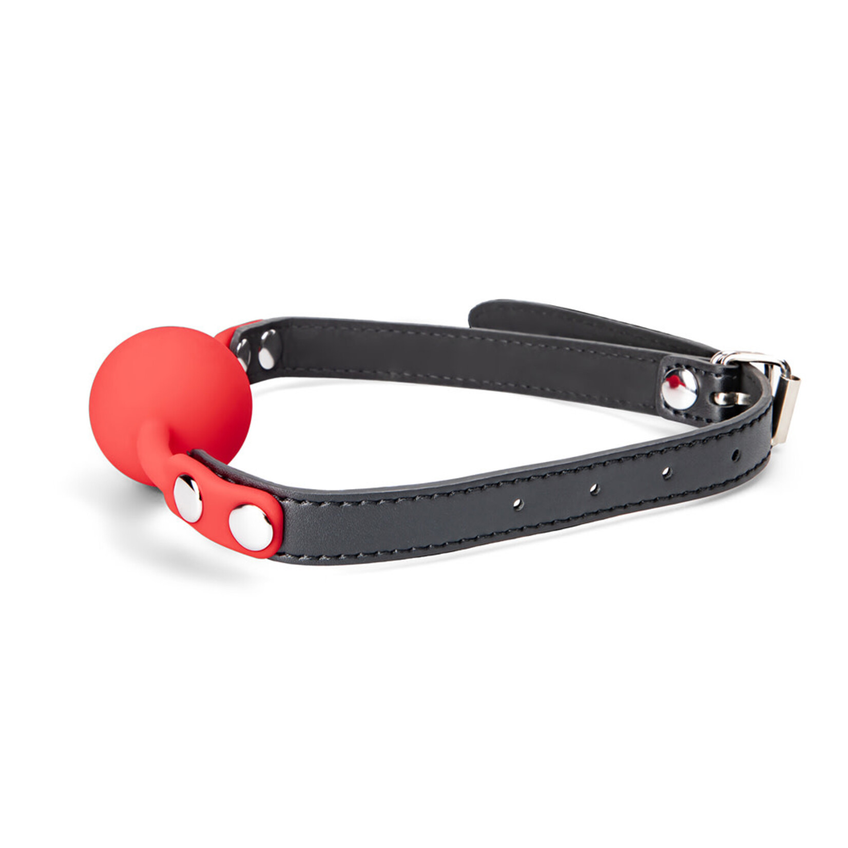 RED SILICONE BALL GAG