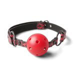 RED COLOR EMBOSSED BALL GAG