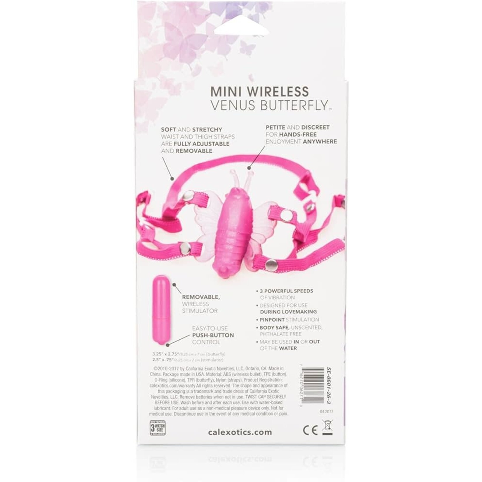 CALEXOTICS VENUS BUTTERFLY ORIGINAL VENUS BUTTERFLY - PINK