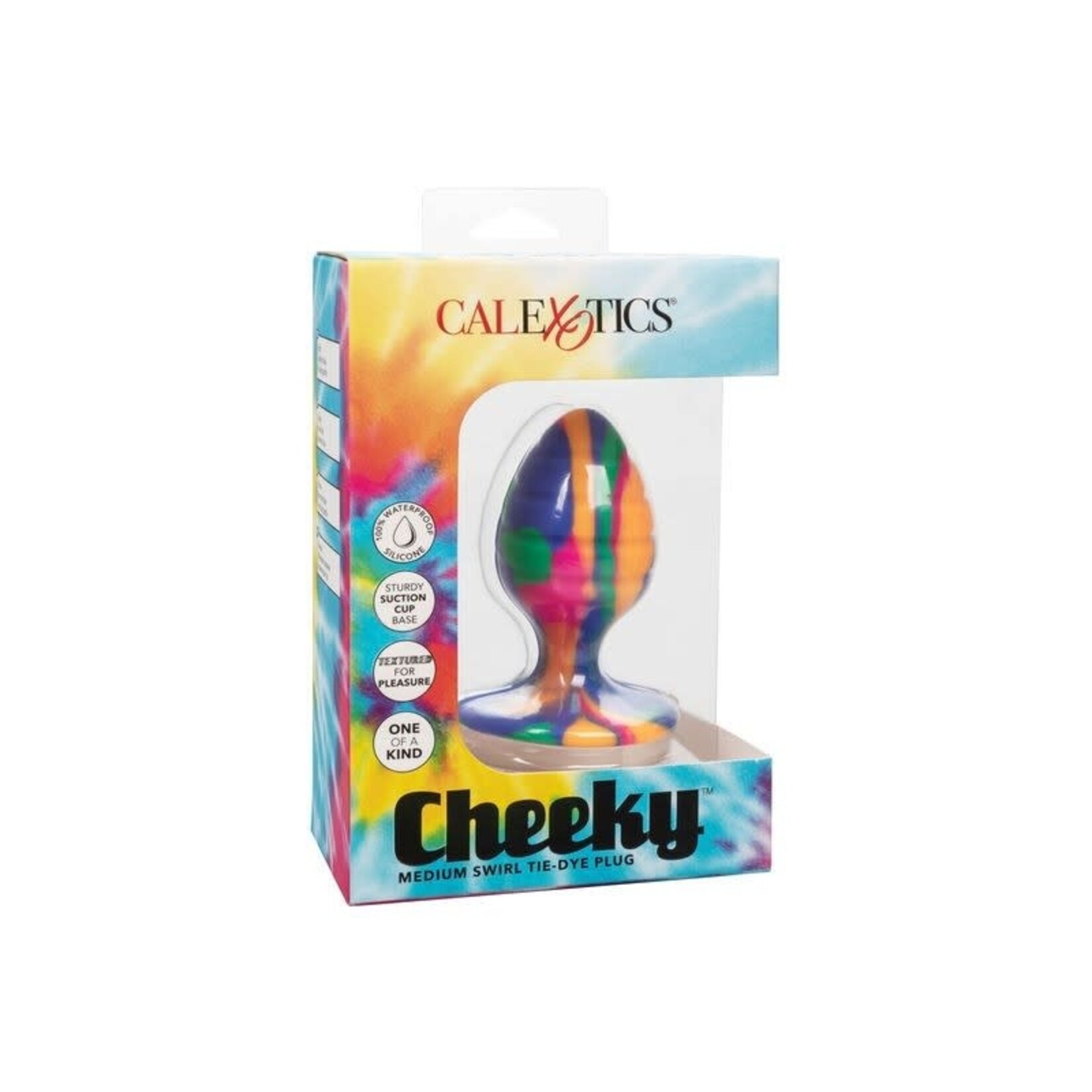 CALEXOTICS CHEEKY MEDIUM SWIRL TIE-DYE PLUG