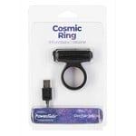 POWERBULLET - COSMIC RING - VIBRATING COCK RING - BLACK