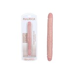 SHOTS REALROCK SLIM DOUBLE ENDED 12 INCH DILDO IN LIGHT