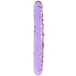 CALEXOTICS REFLECTIVE GEL 12 INCH VEINED DOUBLE DILDO