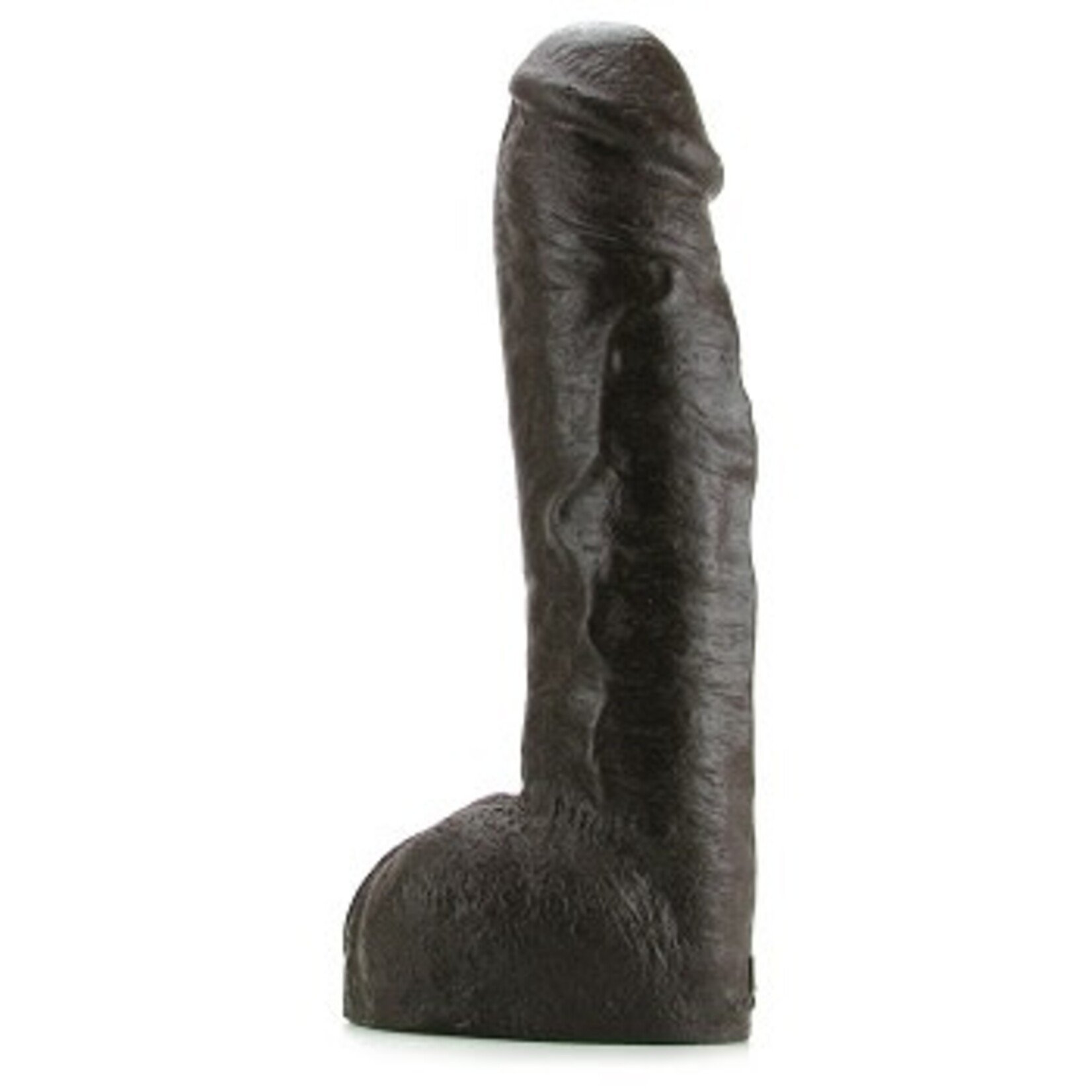 DOC JOHNSON HUNG 12.5 INCH VAC-U-LOCK DILDO IN BROWN