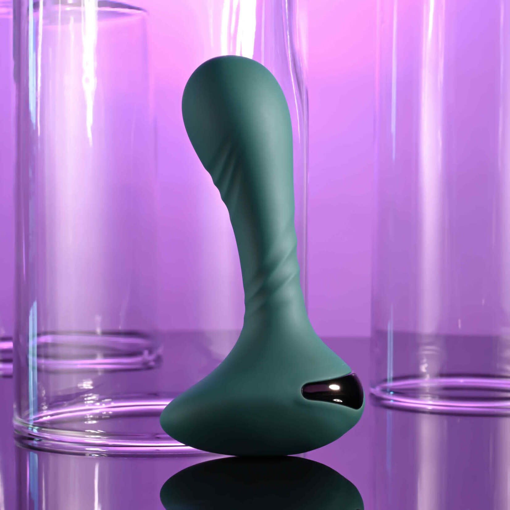 EVOLVED GENDER X GOES ANYWHERE SILICONE PLUG IN GREEN