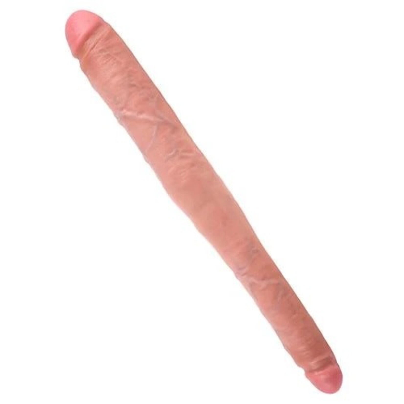 KING COCK KING COCK 16" TAPERED DOUBLE DILDO LIGHT