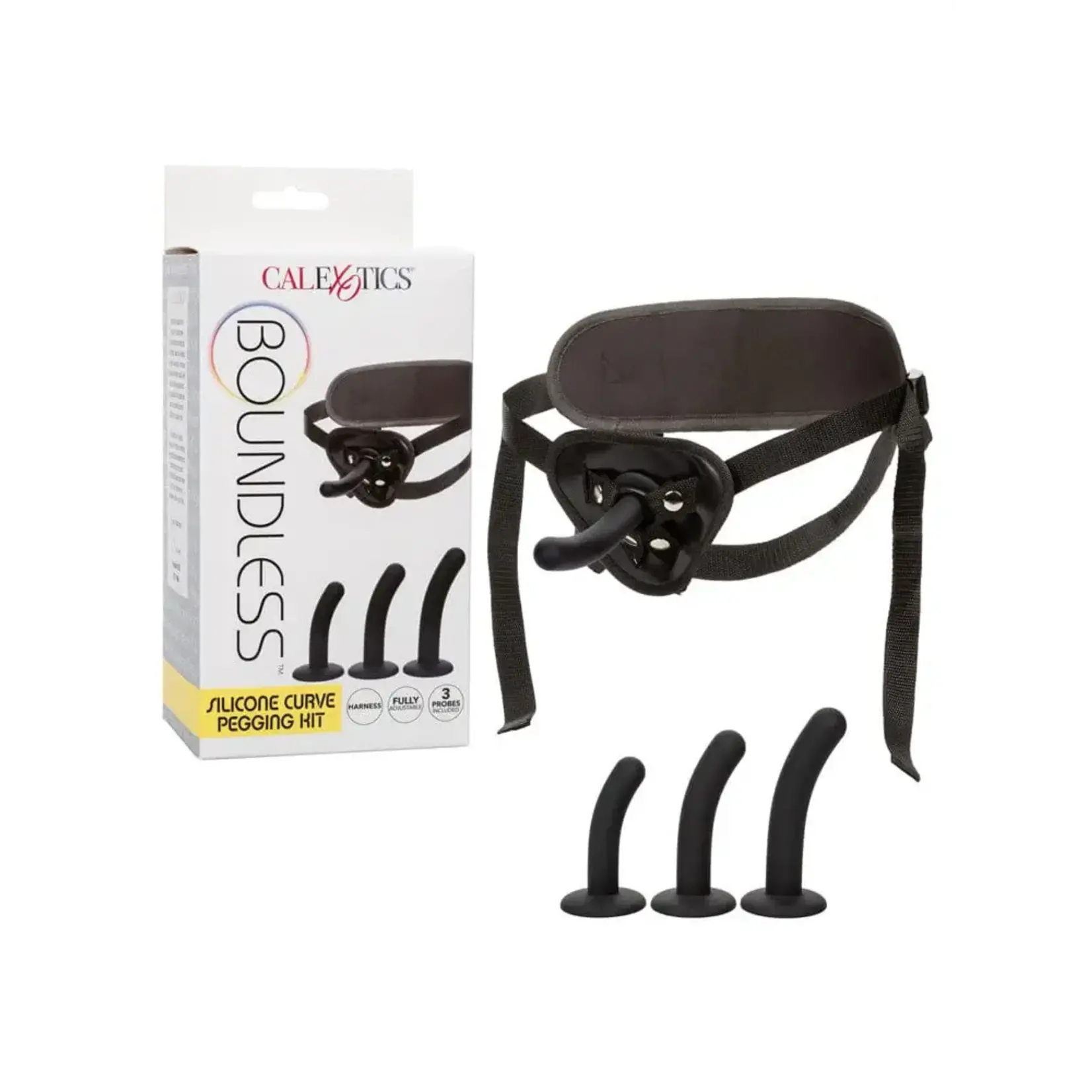 CALEXOTICS BOUNDLESS SILICONE CURVE PEGGING KIT