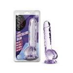 BLUSH BLUSH - NATURALLY YOURS - 8" CRYSTALLINE DILDO - AMETHYST