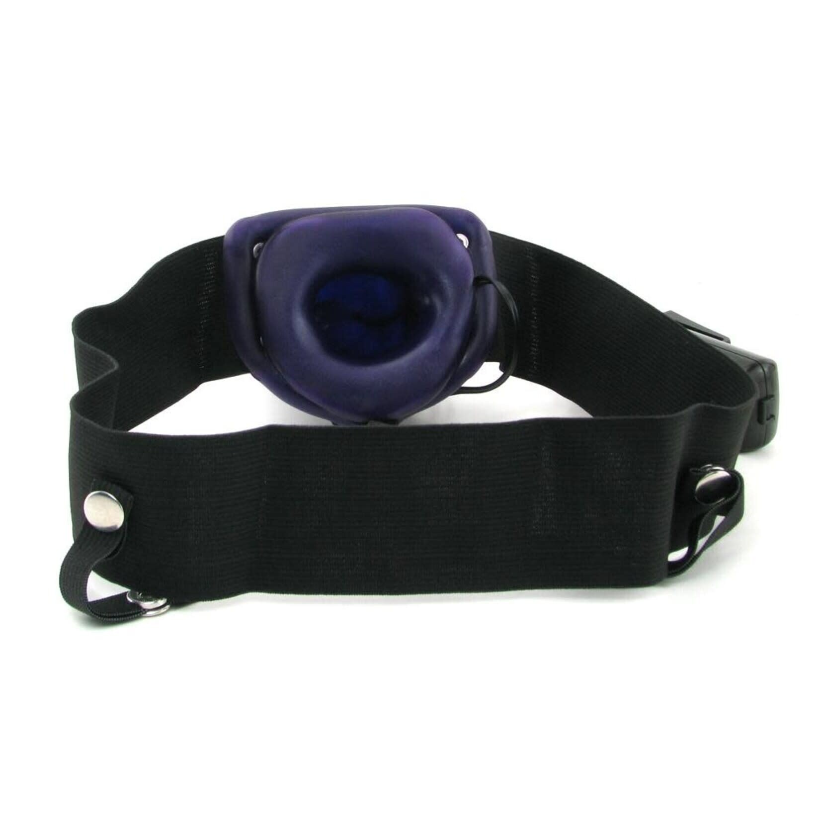 FETISH FANTASY FETISH FANTASY VIBRATING HOLLOW STRAP ON PURPLE