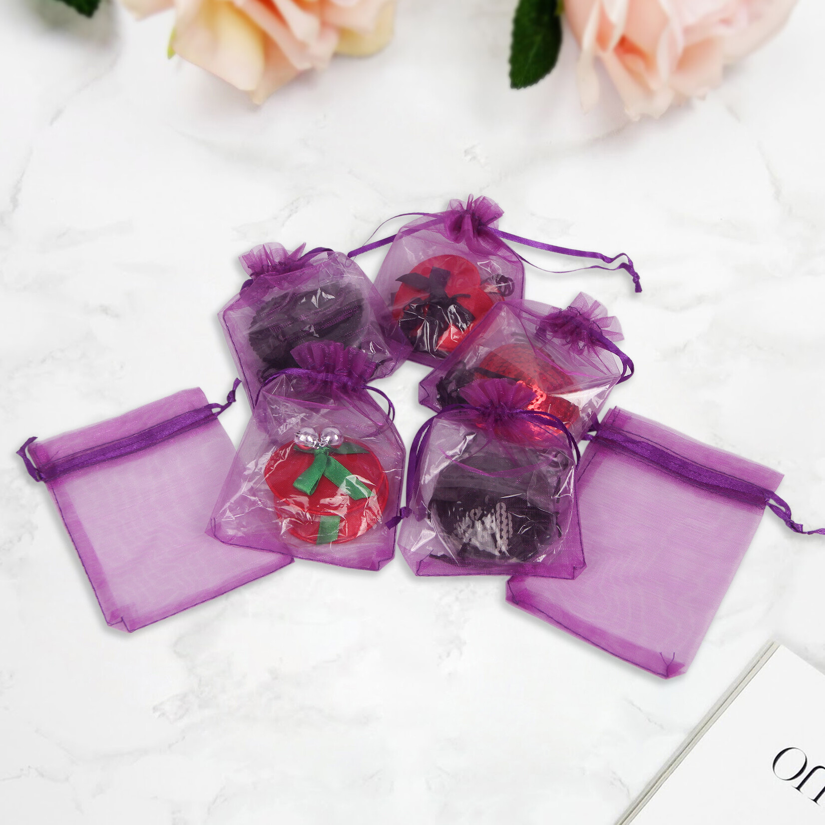 OH YEAH! -  SANTA CLAUS CHRISTMAS NIPPLE COVERS FOR WOMEN RED