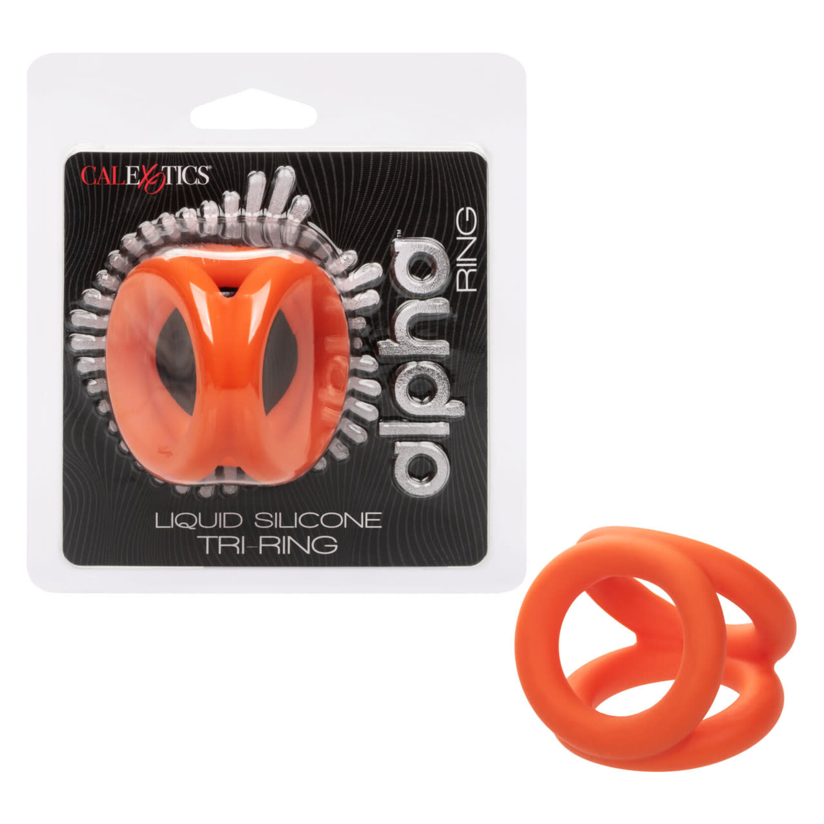 CALEXOTICS ALPHA LIQUID SILICONE TRI-RING