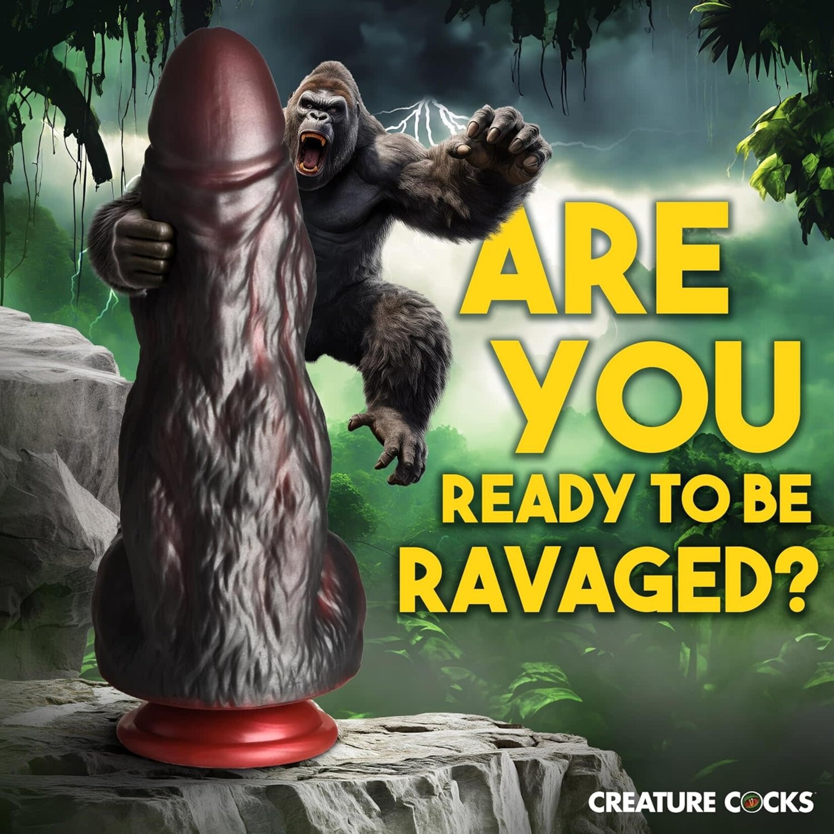 CREATURE COCKS CREATURE COCKS KING KONG SILICONE DILDO