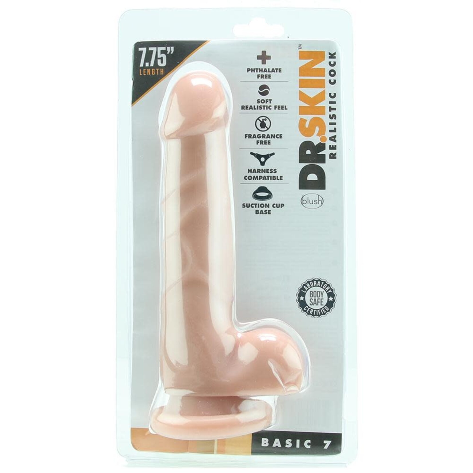 DR. SKIN BLUSH - DR. SKIN - REALISTIC COCK - BASIC 7 - BEIGE