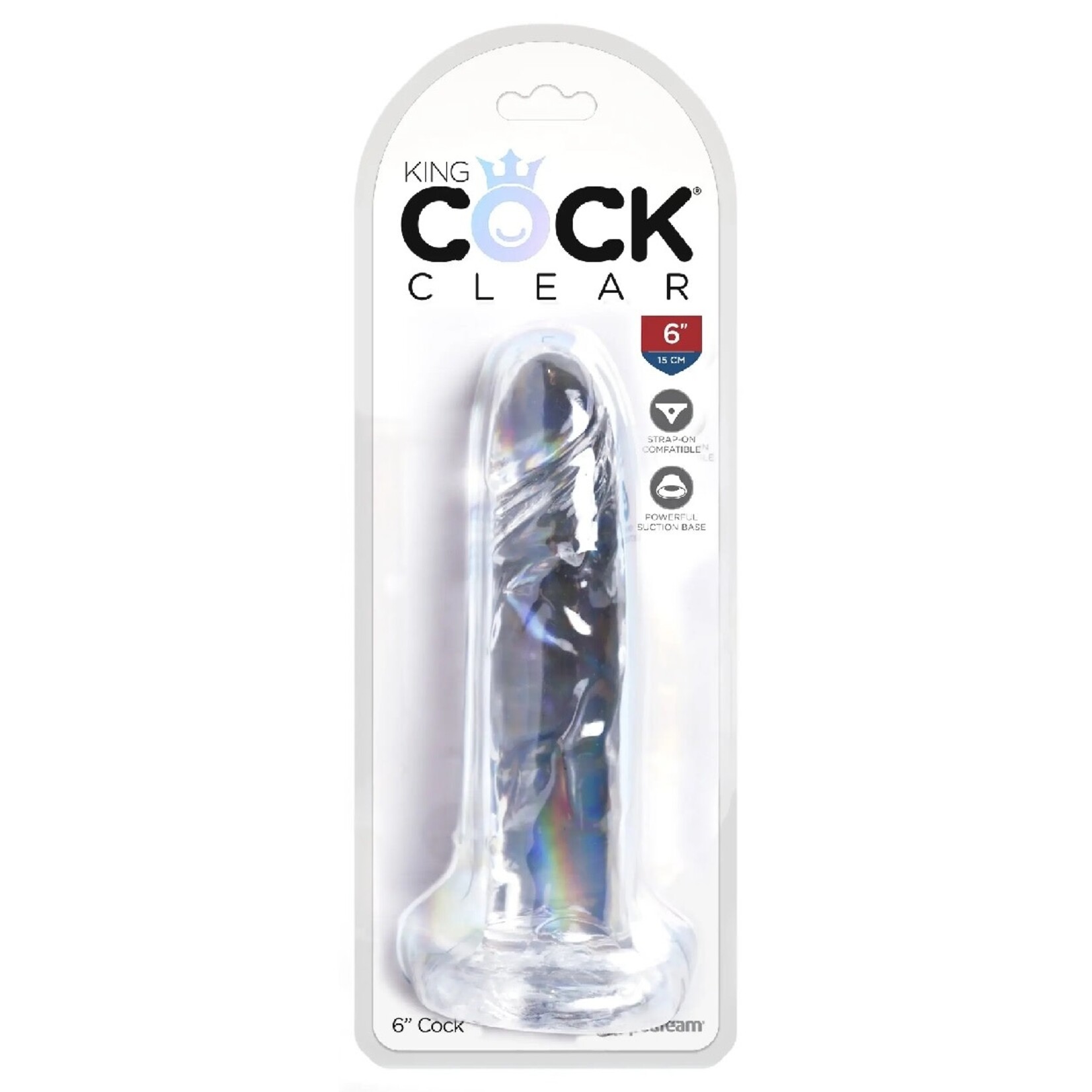 KING COCK KING COCK CLEAR 6" COCK