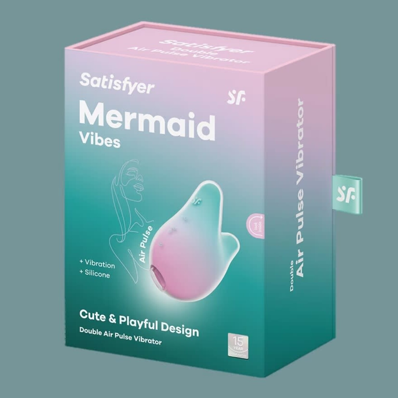 SATISFYER SATISFYER MERMAID VIBES MINT/PINK